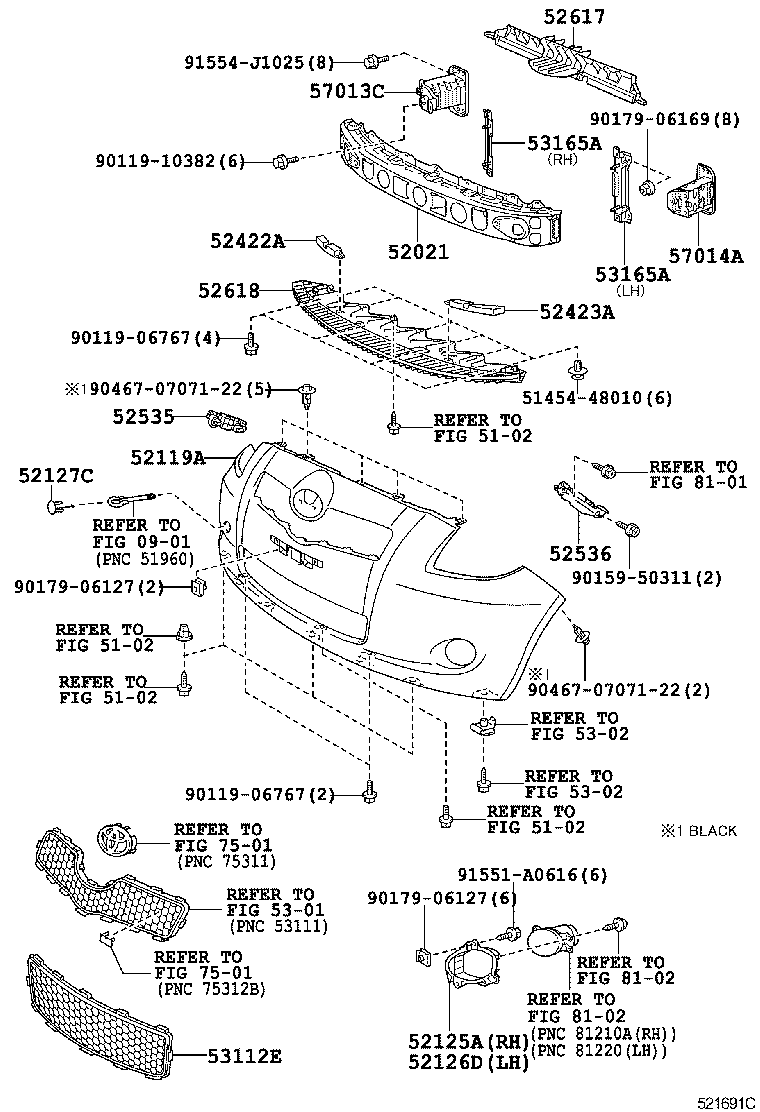  YARIS JPP |  FRONT BUMPER BUMPER STAY