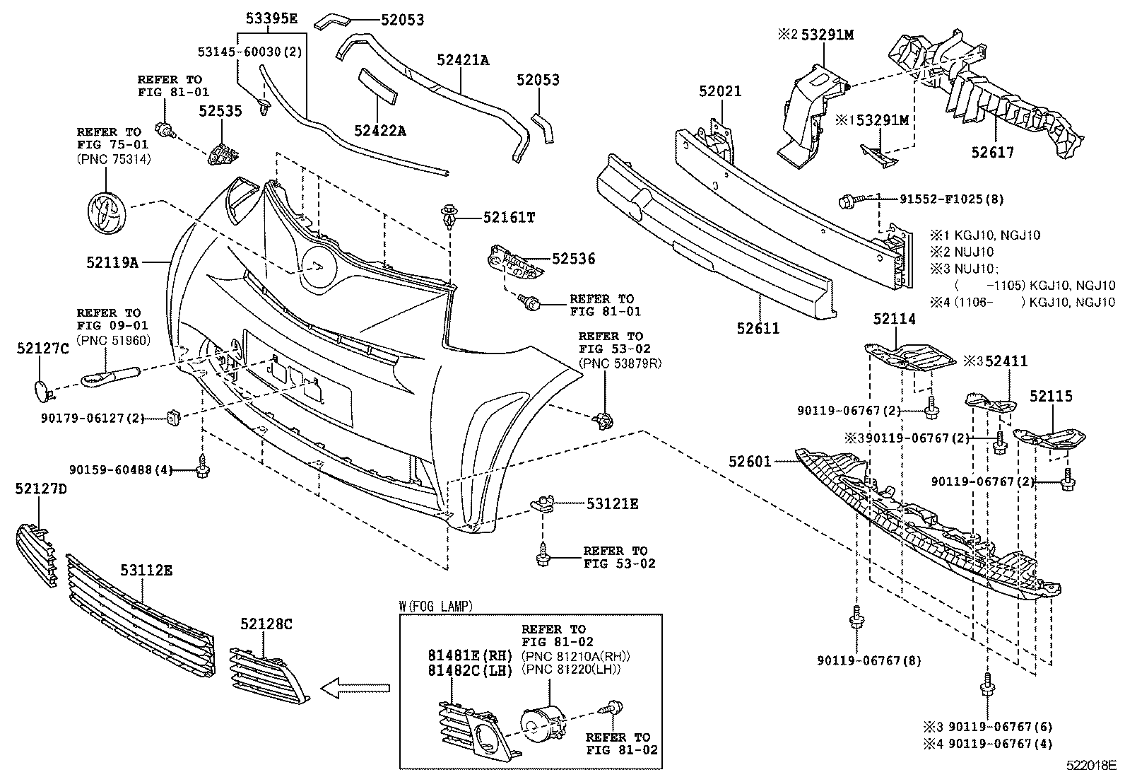  IQ |  FRONT BUMPER BUMPER STAY