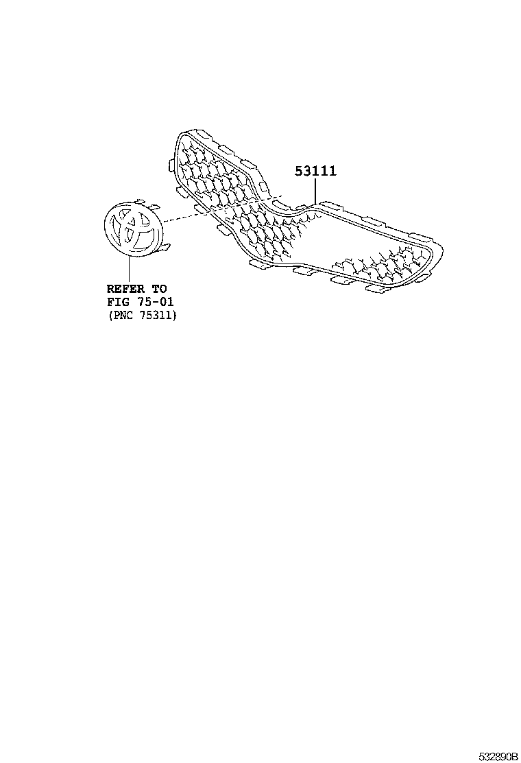  YARIS FRP |  RADIATOR GRILLE