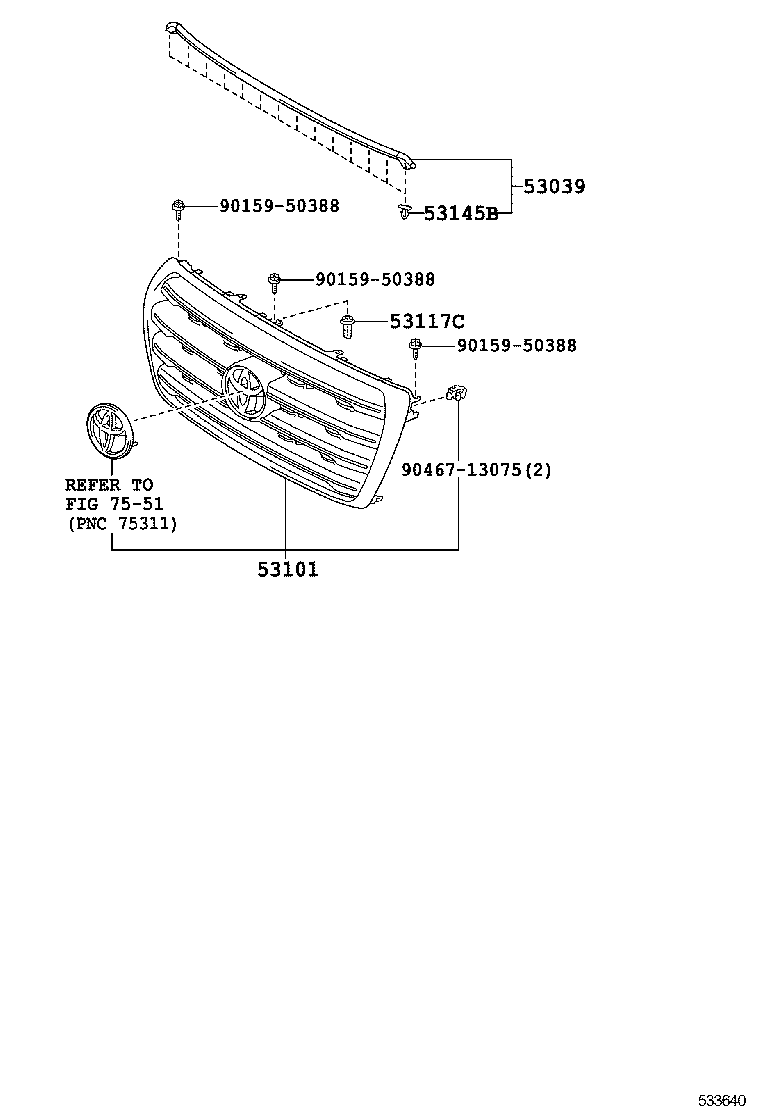  LAND CRUISER 200 202 |  RADIATOR GRILLE