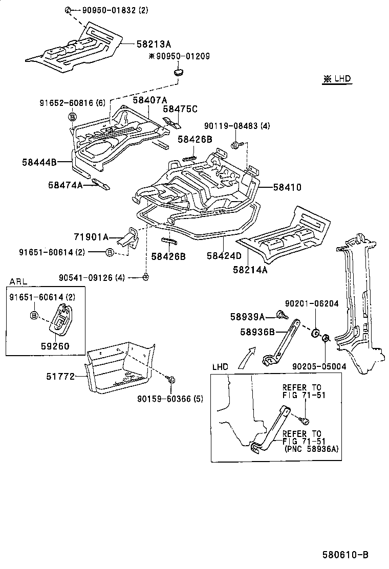  DYNA 150 |  FRONT FLOOR PANEL FRONT FLOOR MEMBER