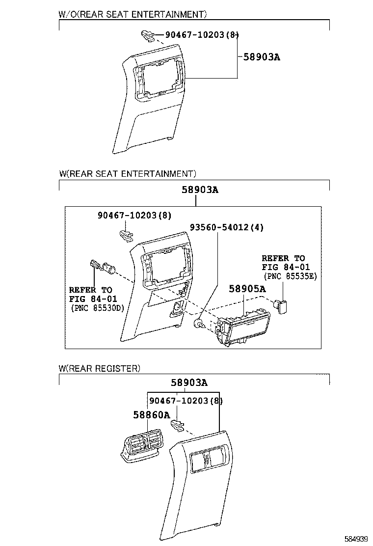  GX460 |  CONSOLE BOX BRACKET