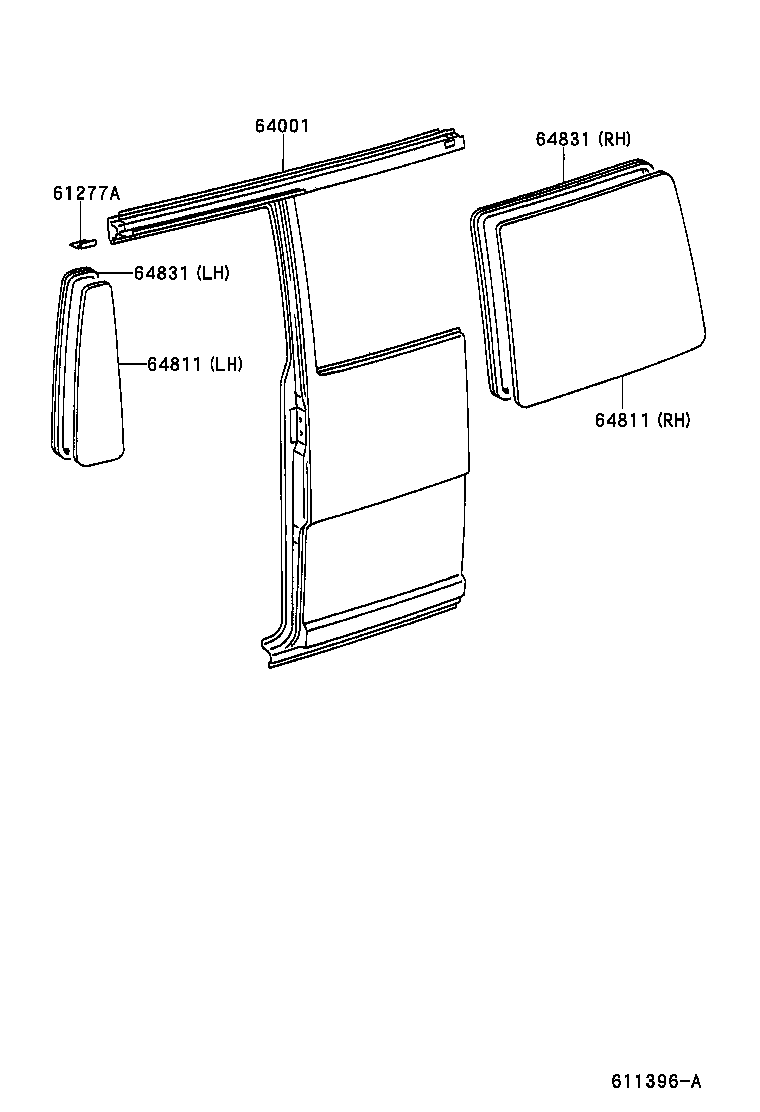  COASTER |  ROOF PANEL BACK PANEL