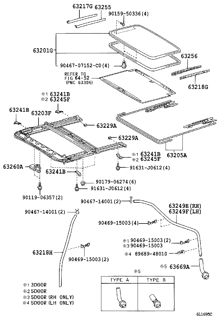  LAND CRUISER 120 |  ROOF PANEL BACK PANEL