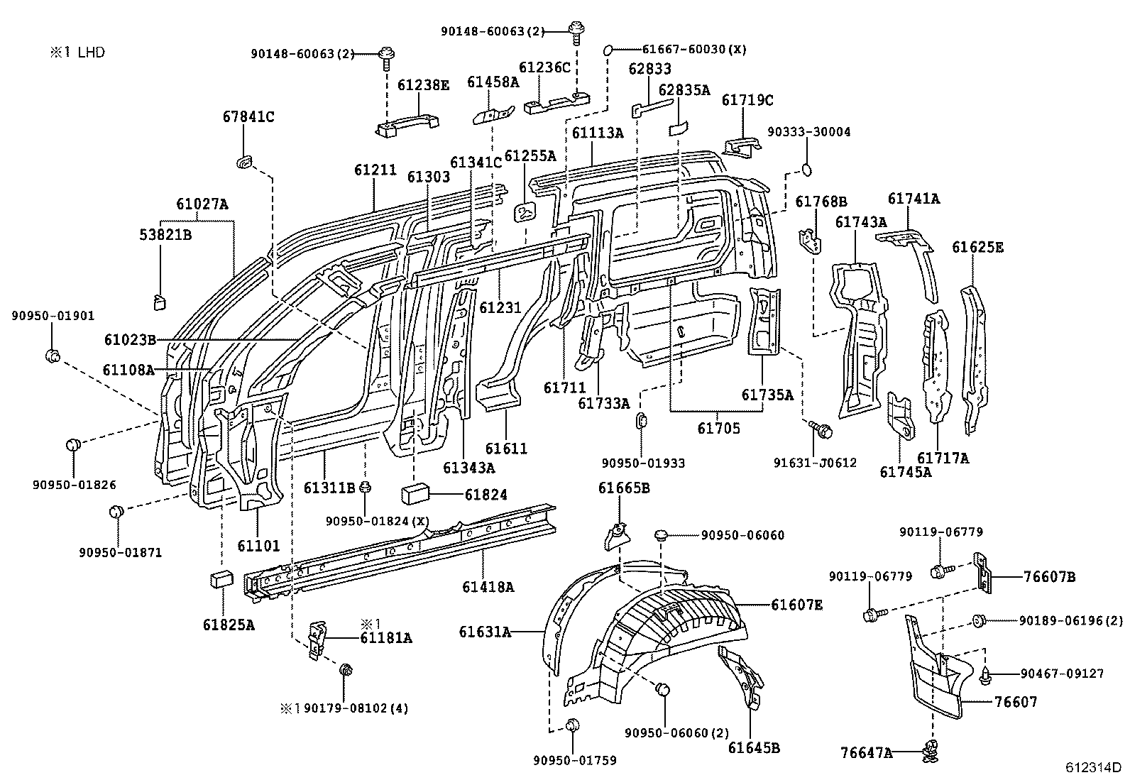  LAND CRUISER 100 |  SIDE MEMBER