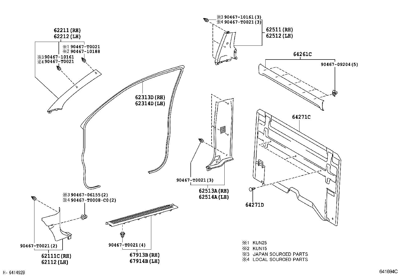  HILUX |  INSIDE TRIM BOARD