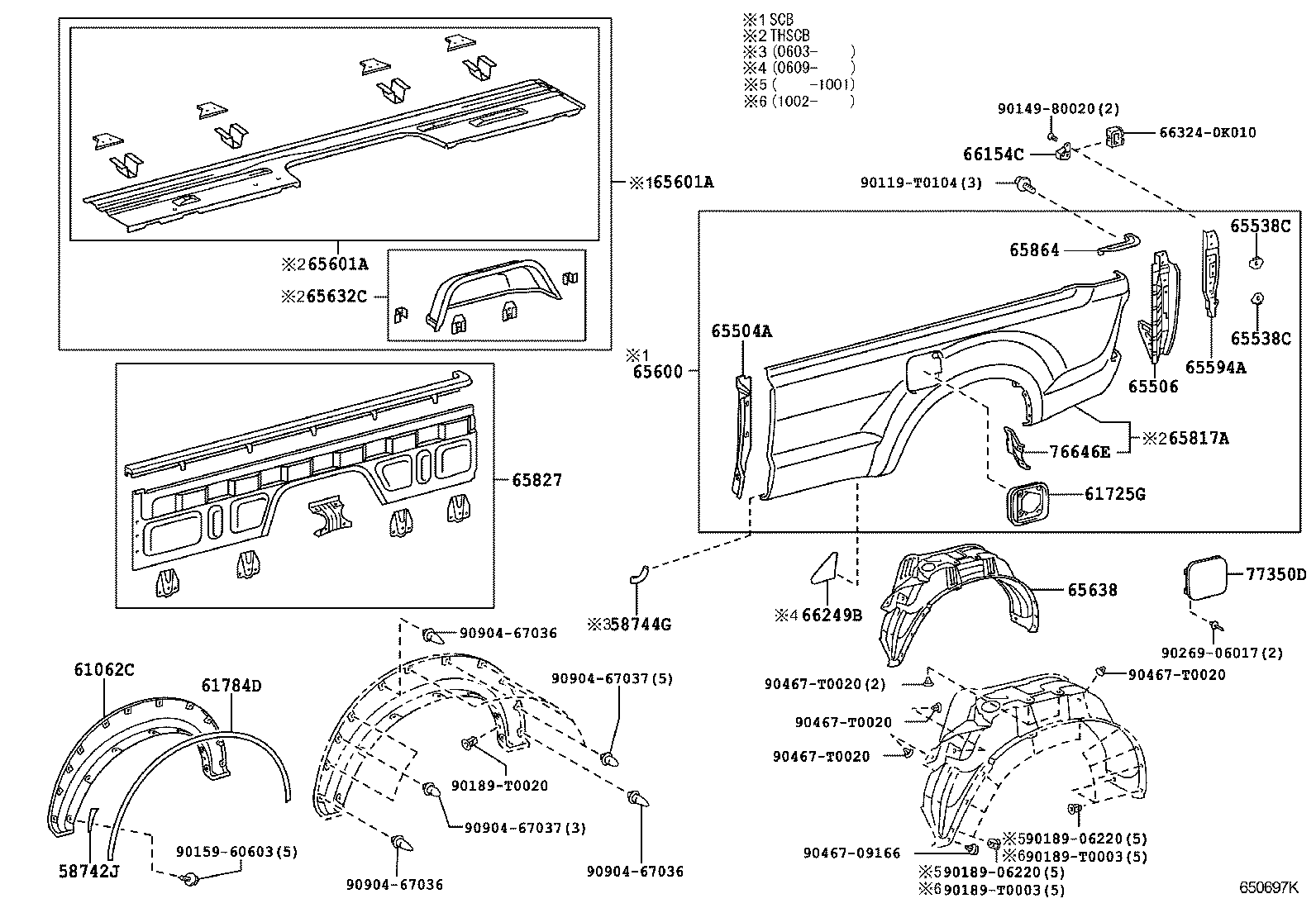  HILUX |  REAR BODY SIDE PANEL