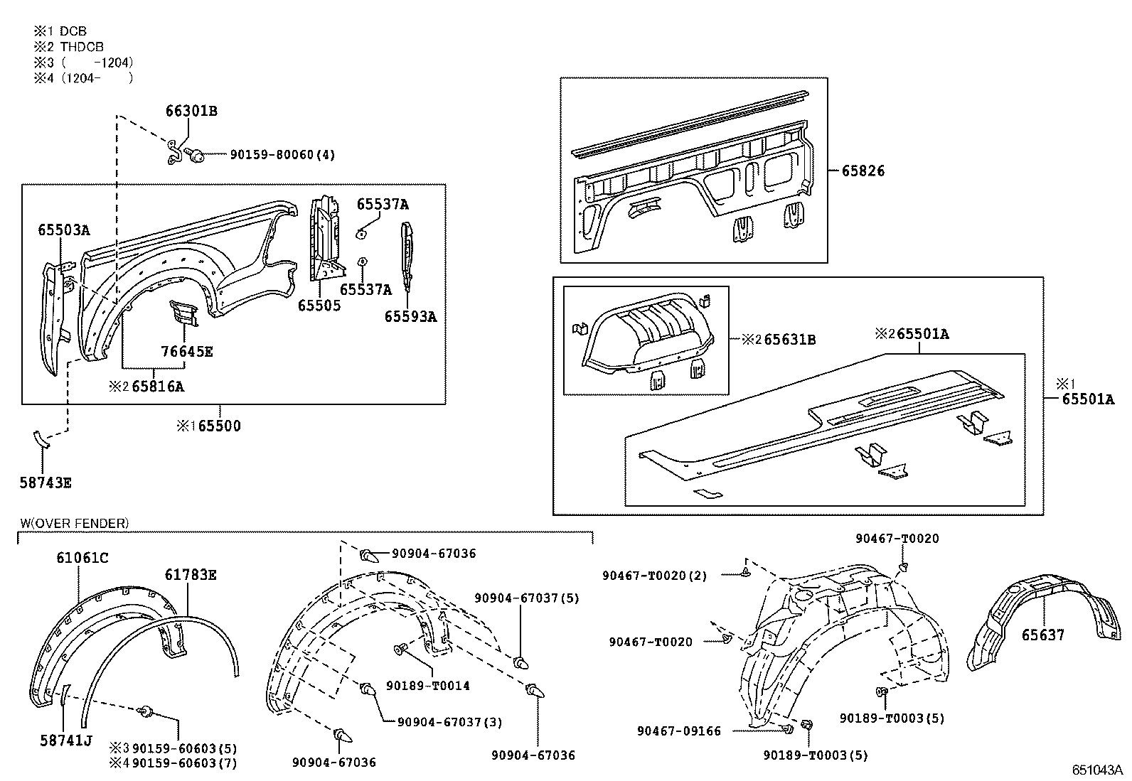  HILUX |  REAR BODY SIDE PANEL