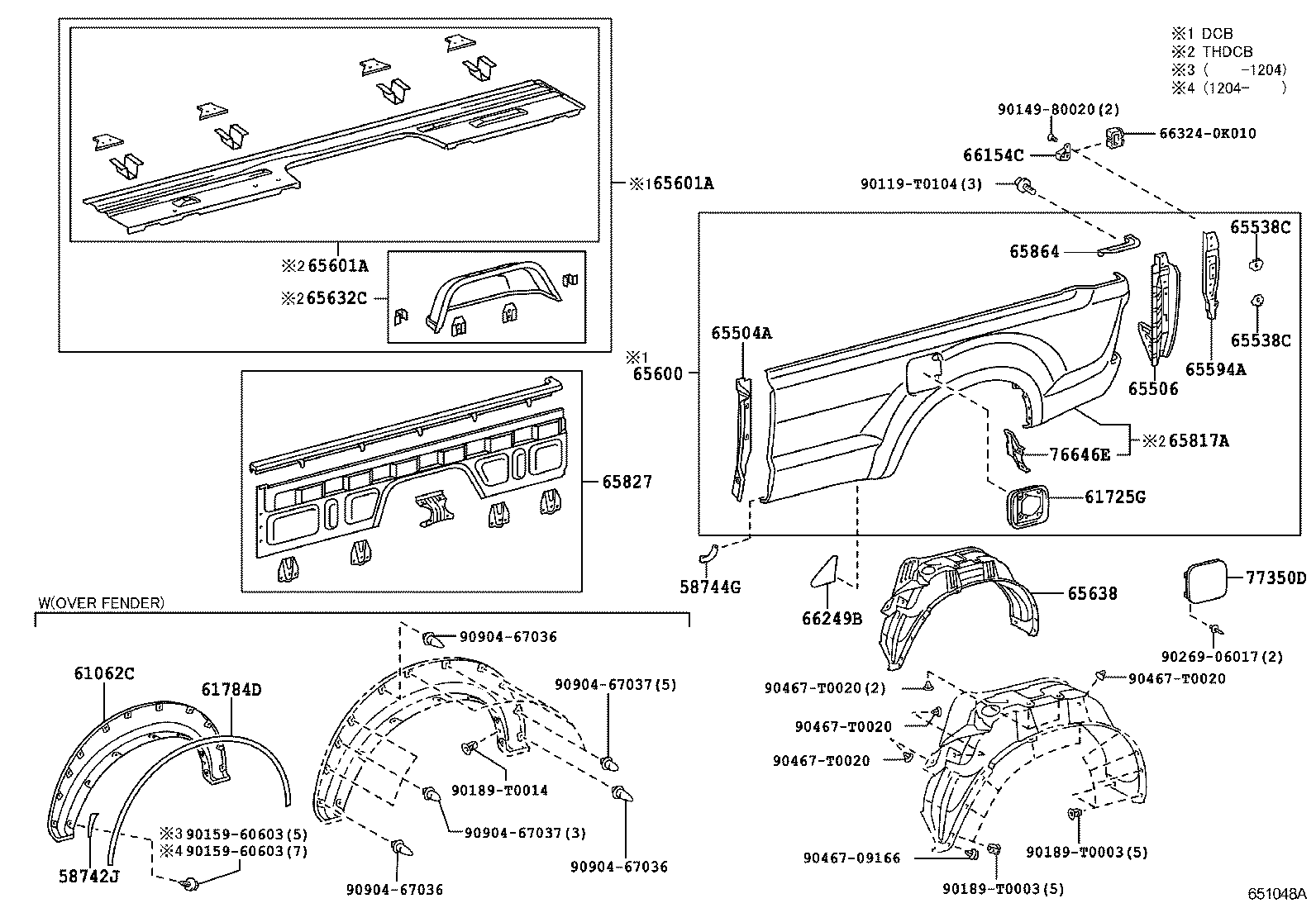  HILUX |  REAR BODY SIDE PANEL