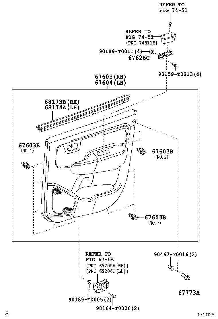  HILUX |  REAR DOOR PANEL GLASS