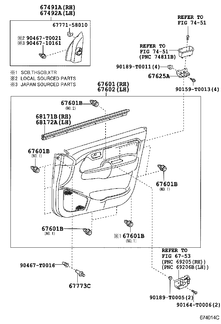  HILUX |  FRONT DOOR PANEL GLASS