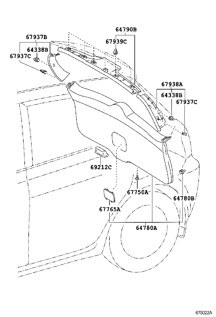 AURIS HYBRID UKP |  BACK DOOR PANEL GLASS