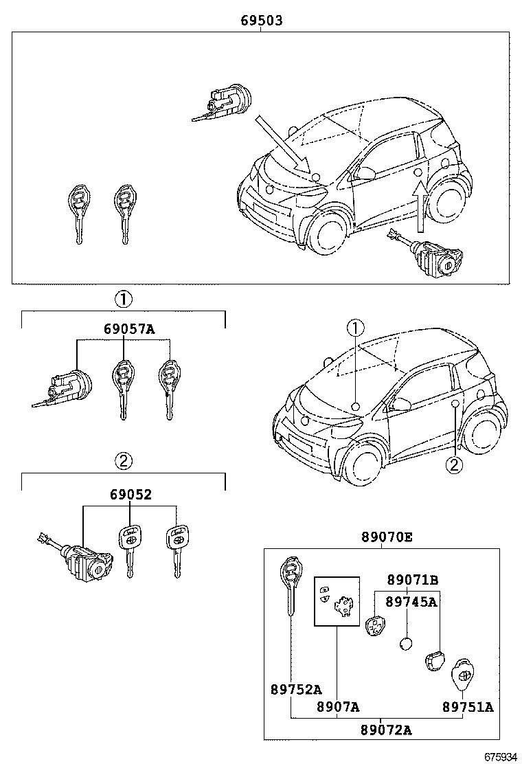  IQ |  LOCK CYLINDER SET