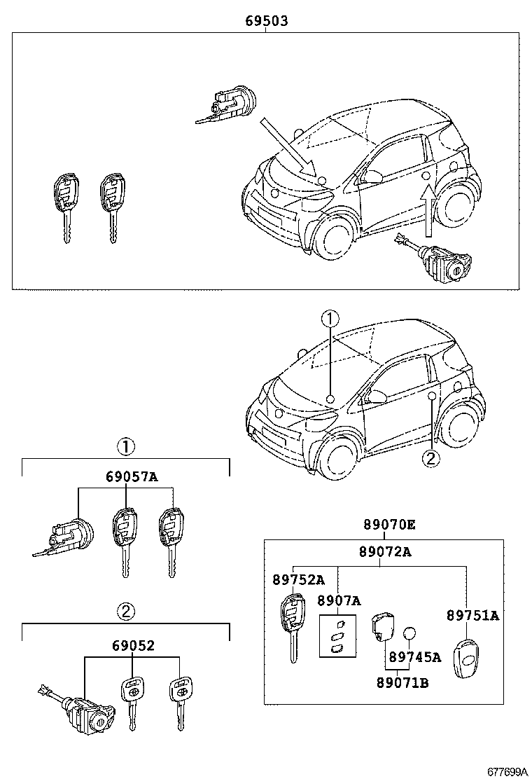  IQ |  LOCK CYLINDER SET