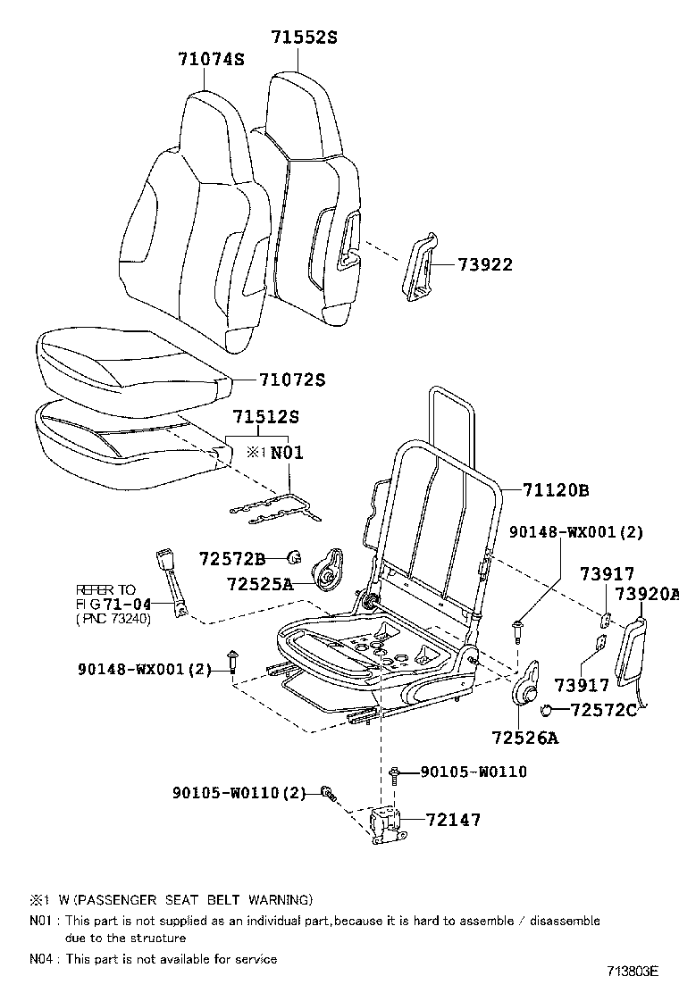  AYGO |  FRONT SEAT SEAT TRACK
