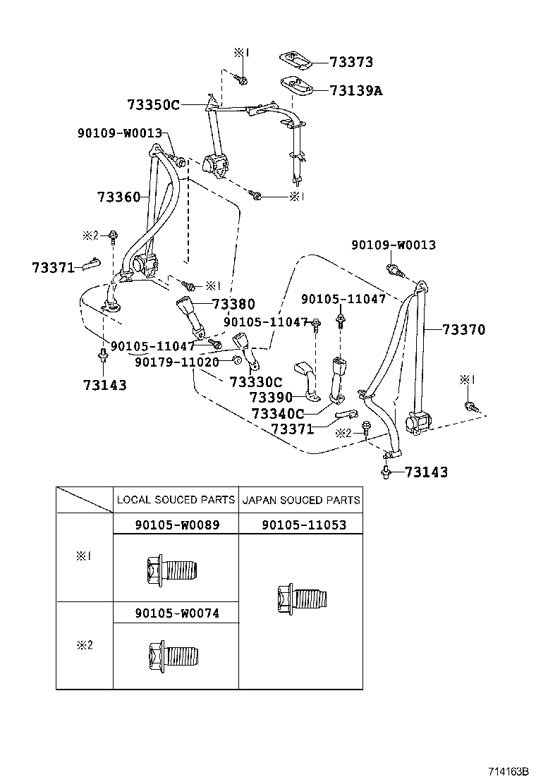  YARIS FRP |  SEAT BELT CHILD RESTRAINT SEAT