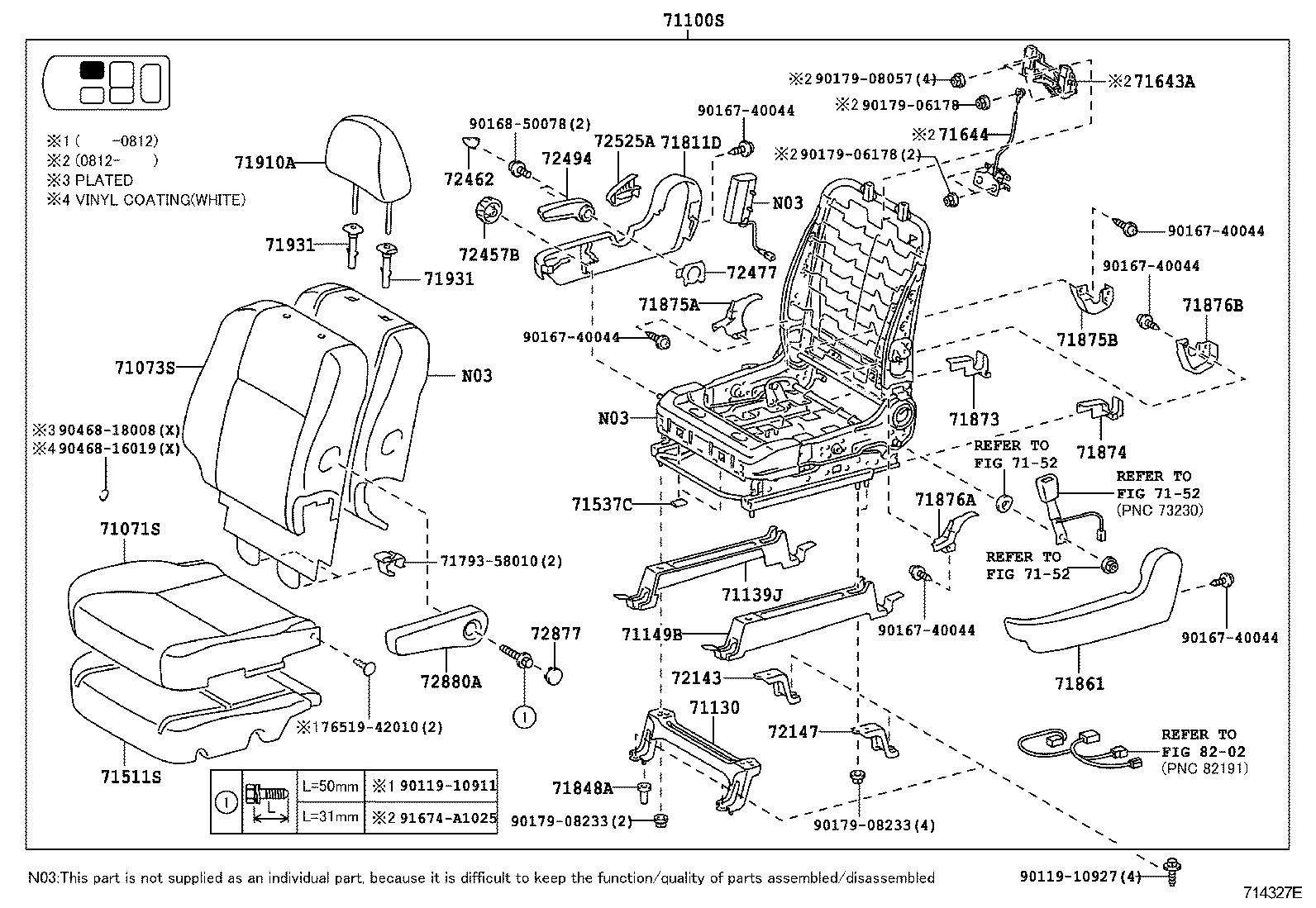  PREVIA TARAGO |  SEAT SEAT TRACK