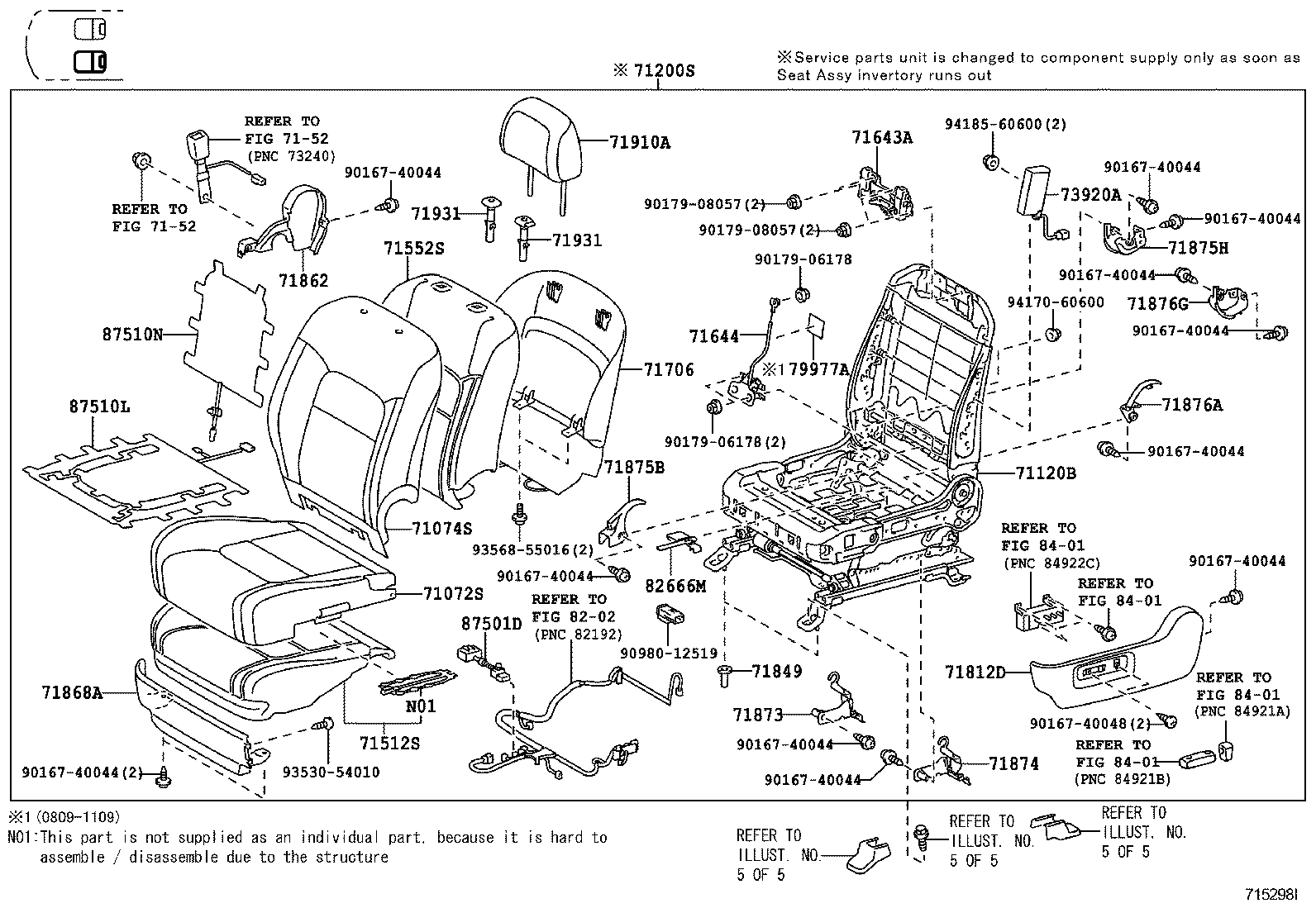  LAND CRUISER 200 202 |  SEAT SEAT TRACK