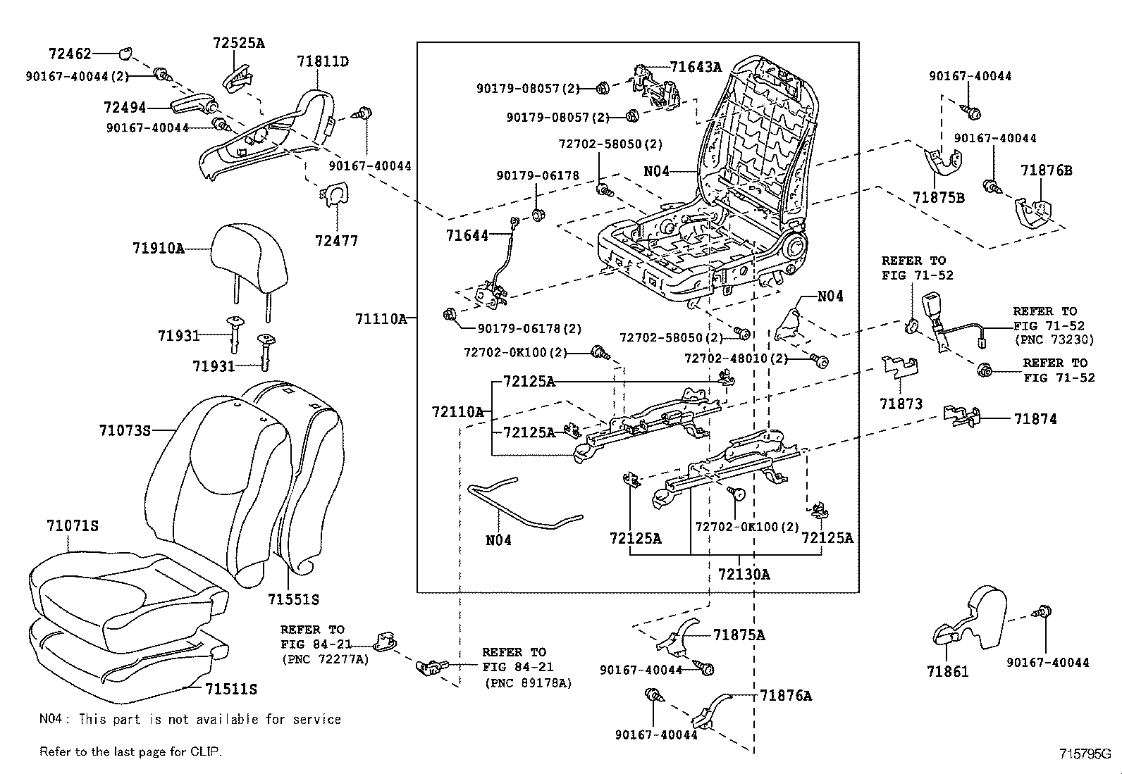  RAV4 |  SEAT SEAT TRACK