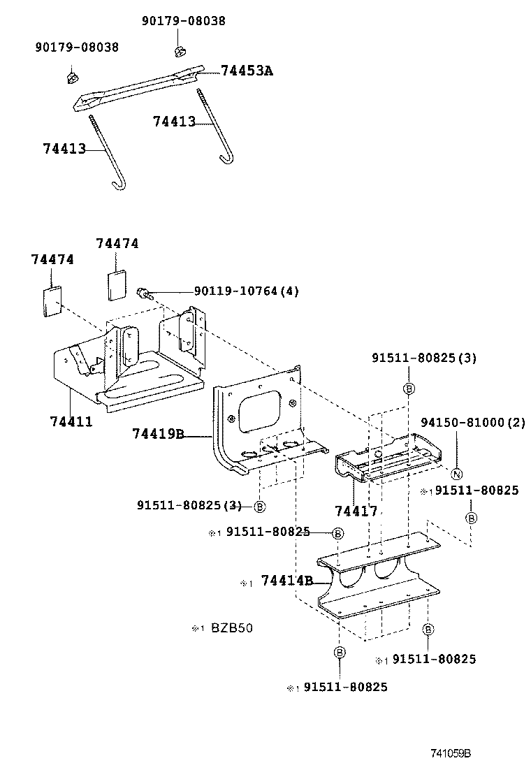  COASTER |  BATTERY CARRIER