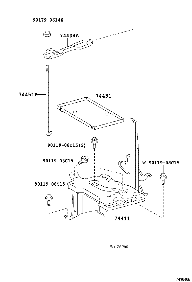  YARIS JPP |  BATTERY CARRIER