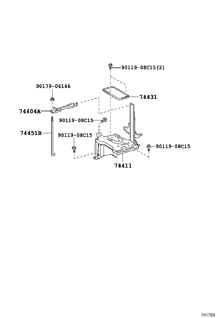  YARIS FRP |  BATTERY CARRIER