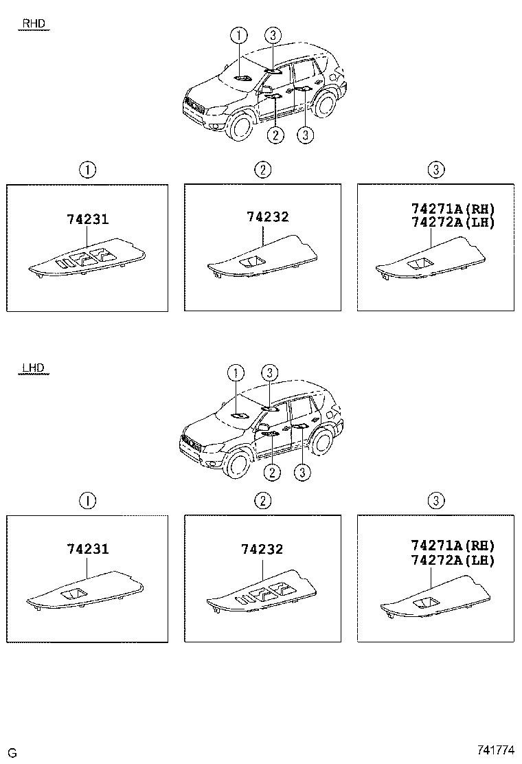  RAV4 |  ARMREST VISOR