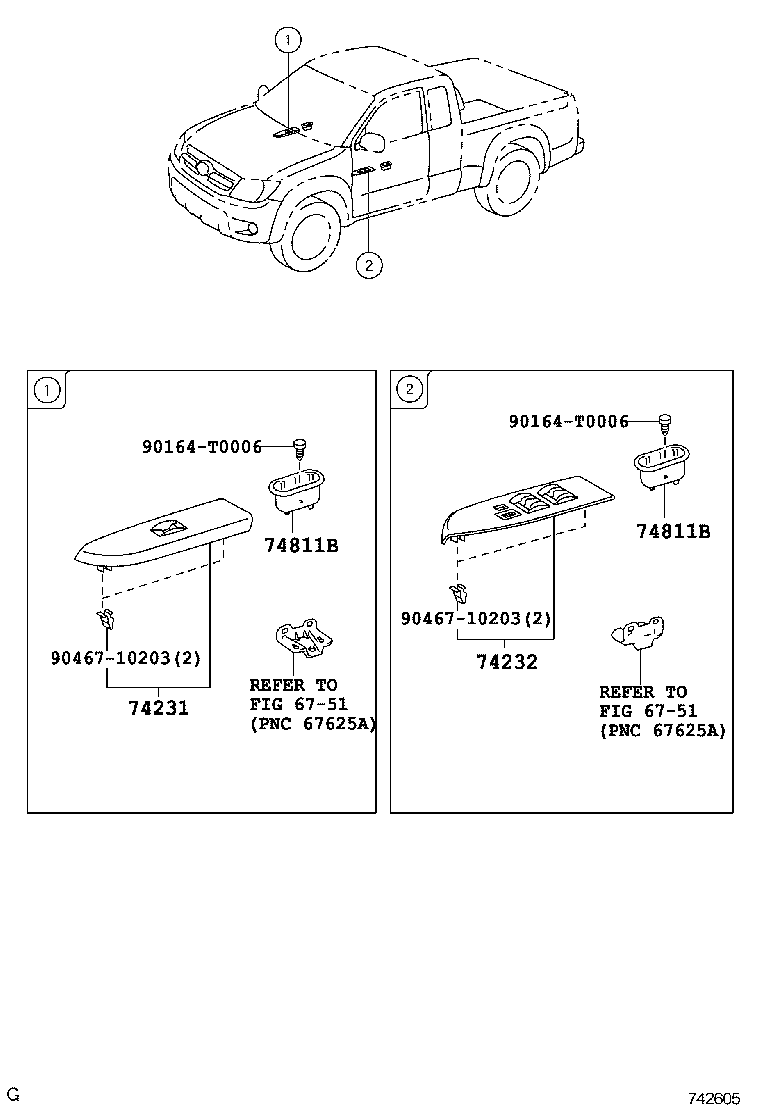  HILUX |  ARMREST VISOR