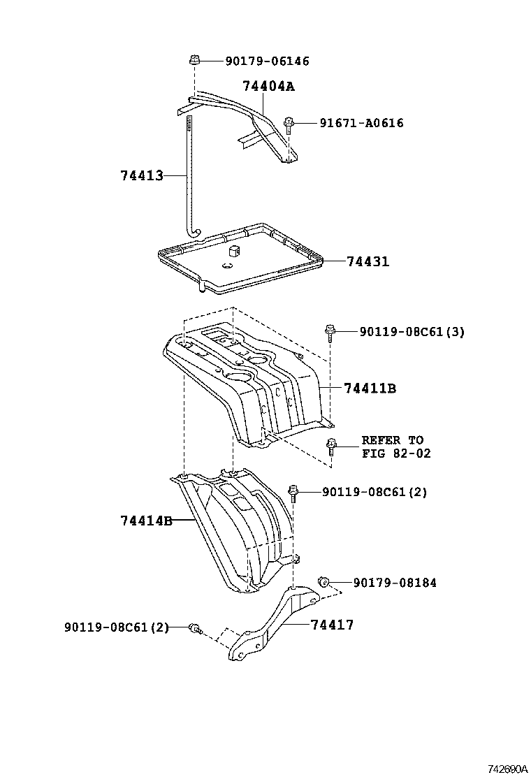  RAV4 |  BATTERY CARRIER