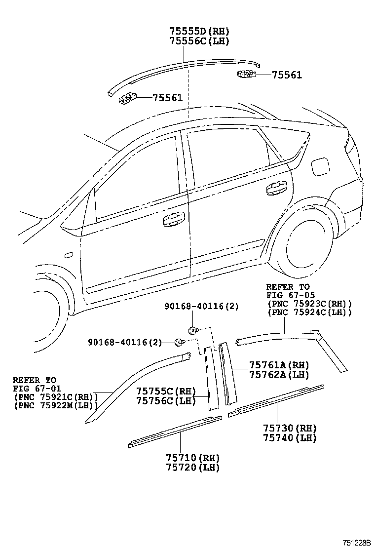  PRIUS |  SIDE MOULDING