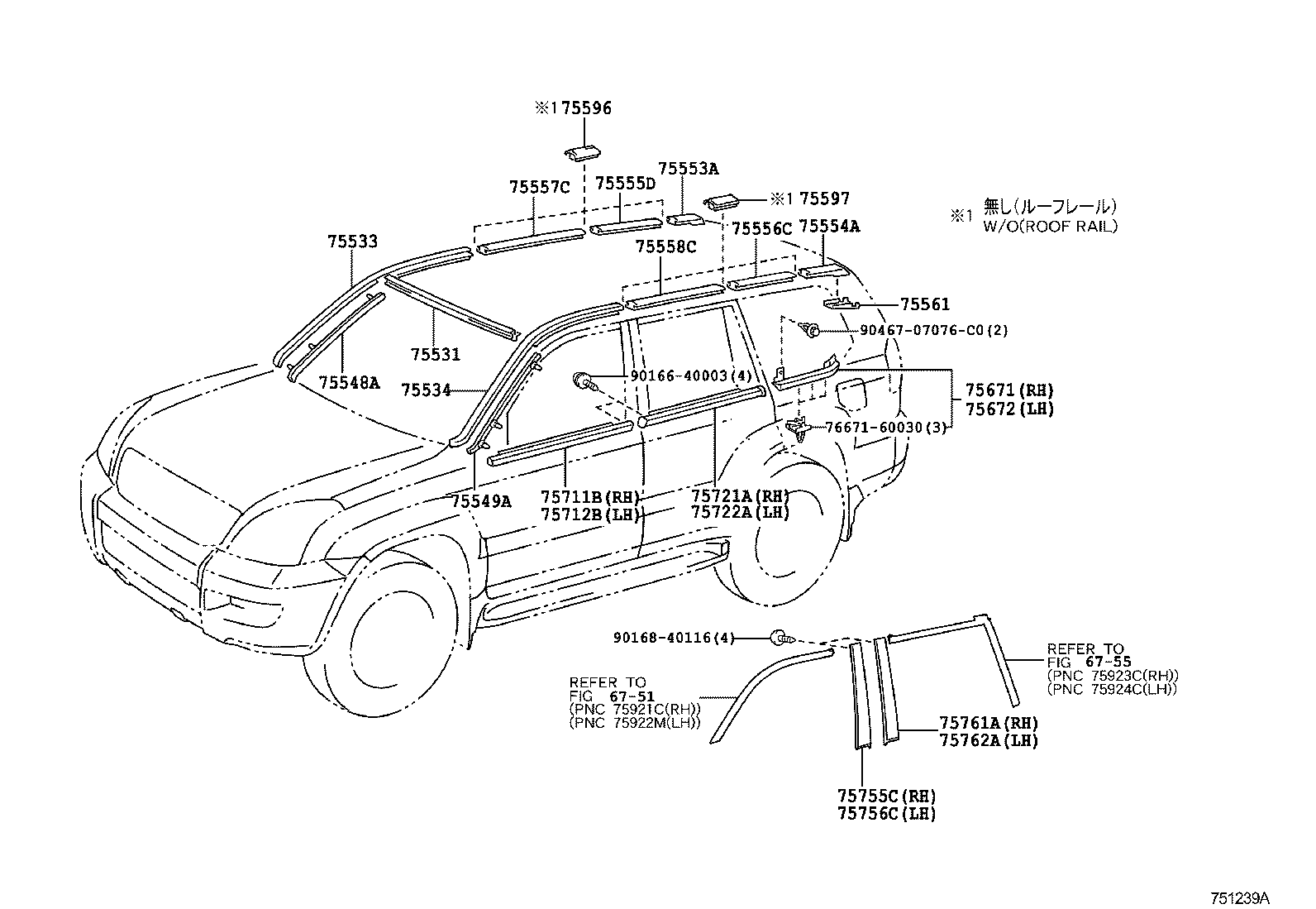  LAND CRUISER 120 |  MOULDING