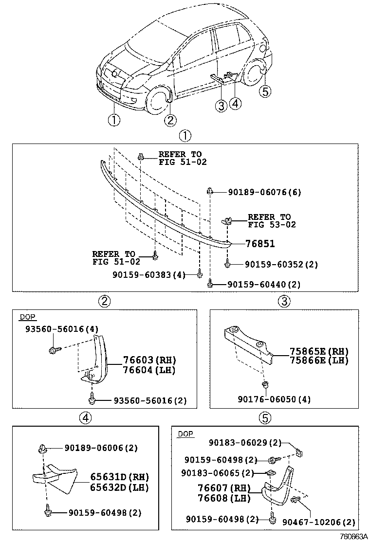  YARIS JPP |  MUDGUARD SPOILER
