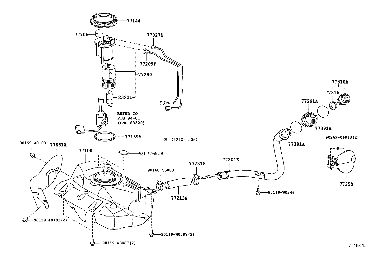  AYGO |  FUEL TANK TUBE