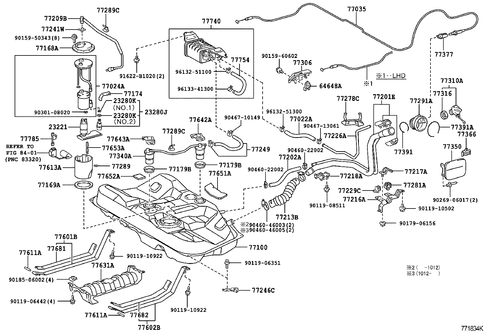  CAMRY |  FUEL TANK TUBE