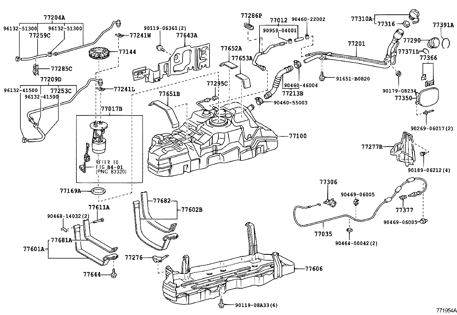  LAND CRUISER 120 |  FUEL TANK TUBE