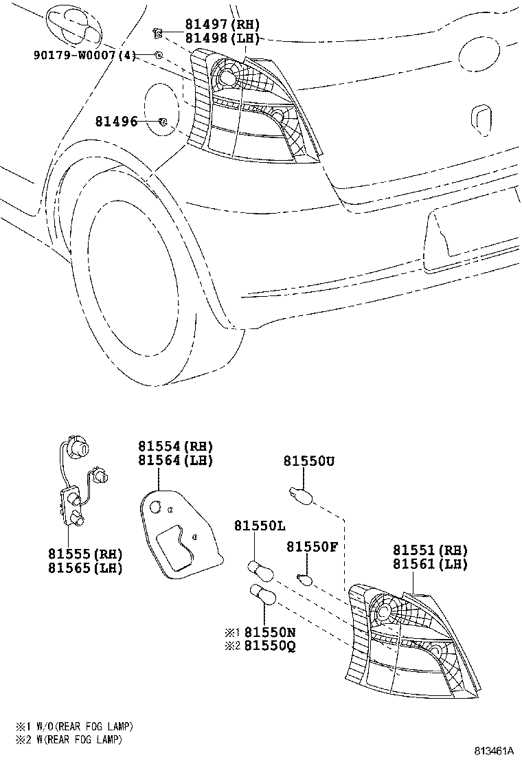  YARIS FRP |  REAR COMBINATION LAMP