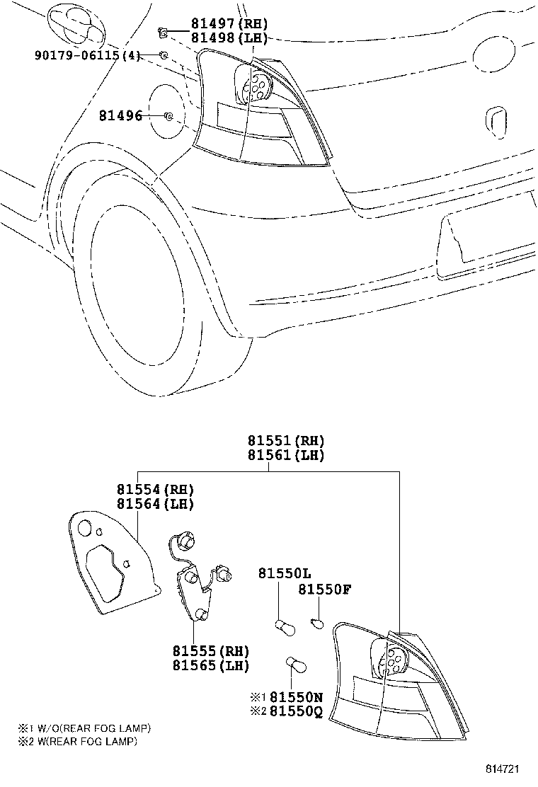  YARIS JPP |  REAR COMBINATION LAMP