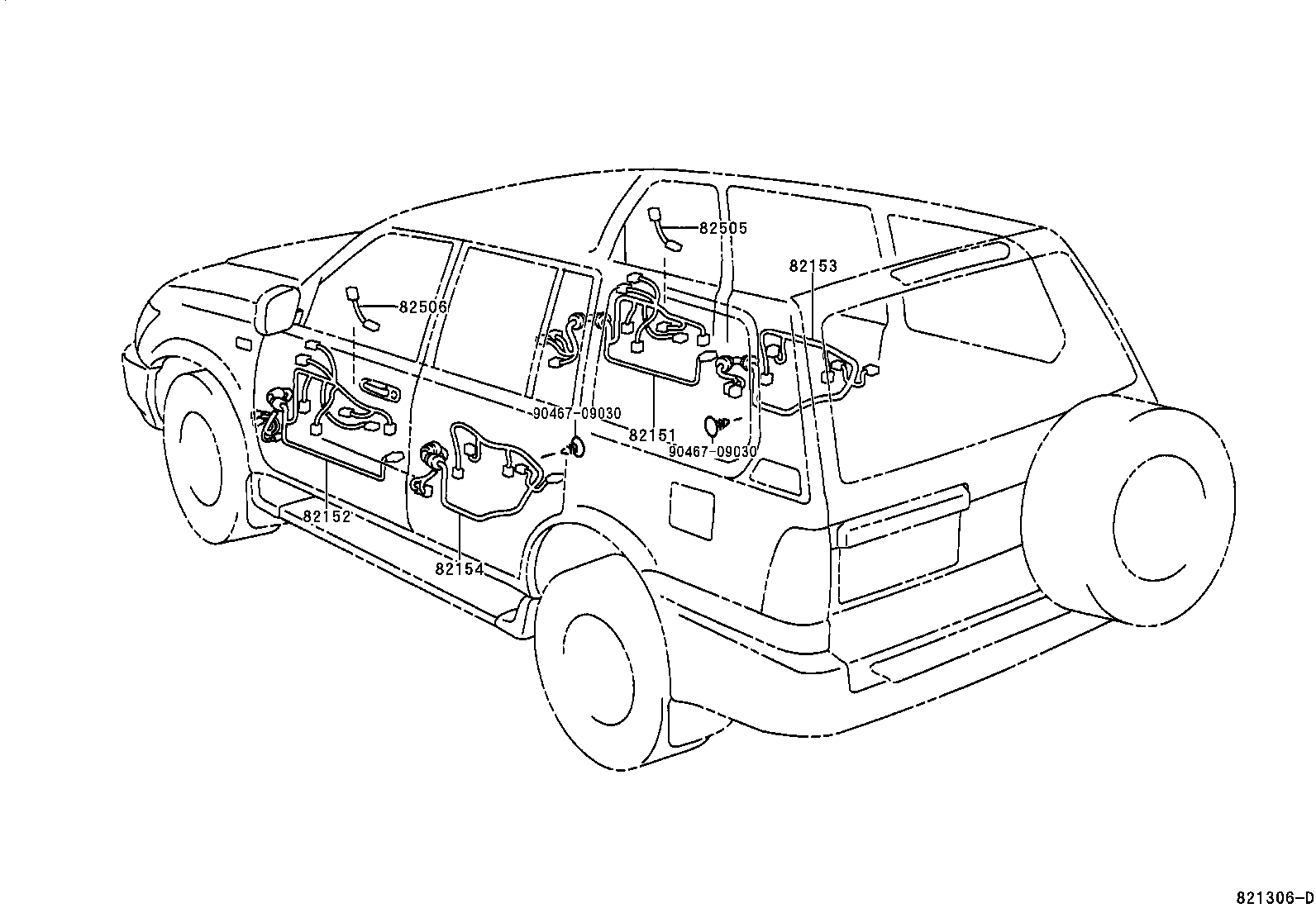  LAND CRUISER 100 |  WIRING CLAMP