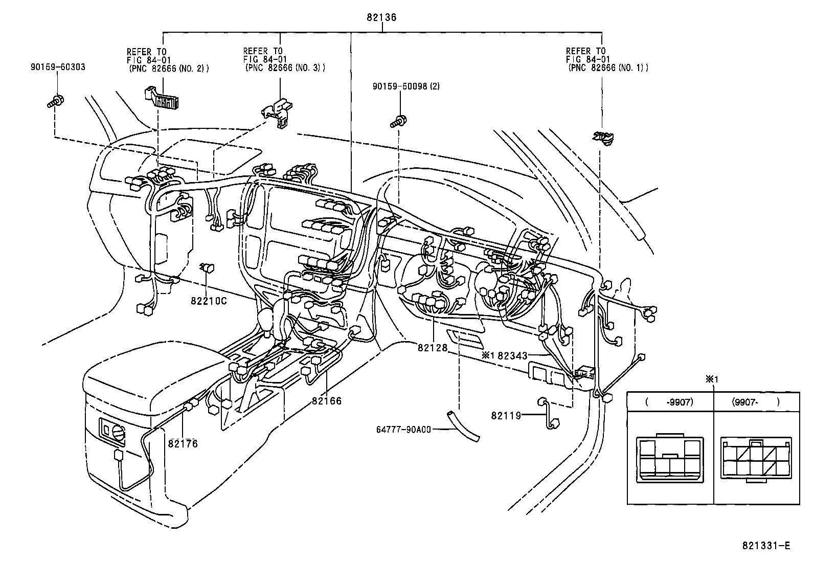  LAND CRUISER 100 |  WIRING CLAMP