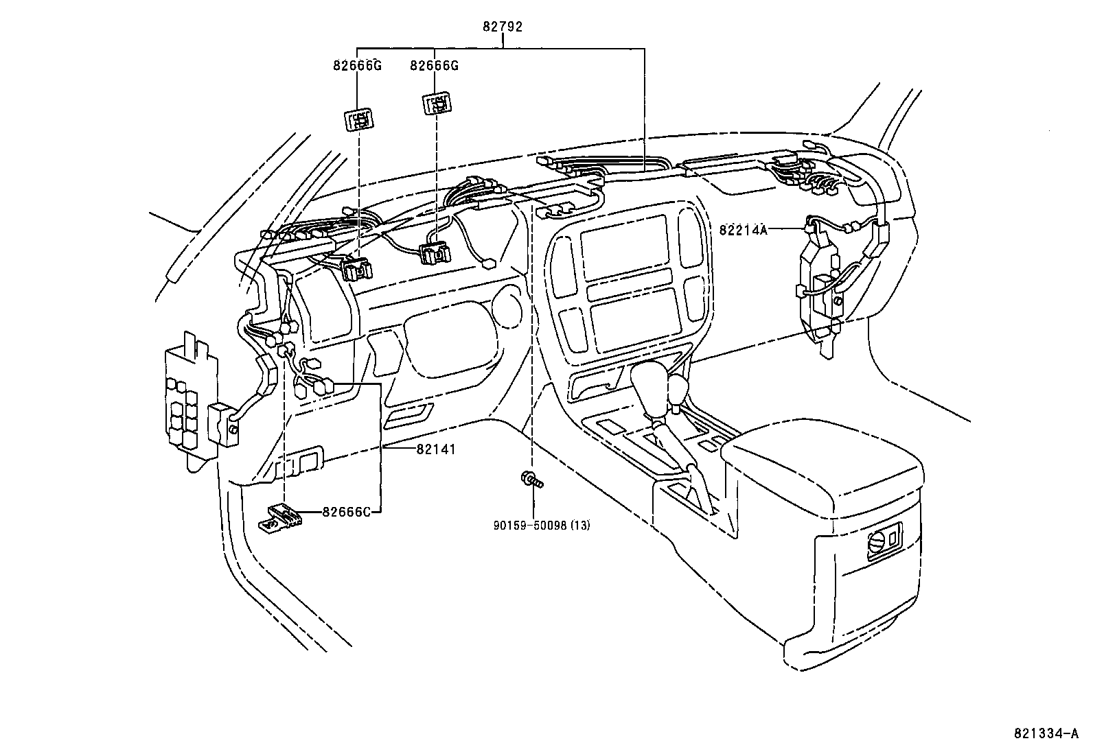  LAND CRUISER 100 |  WIRING CLAMP