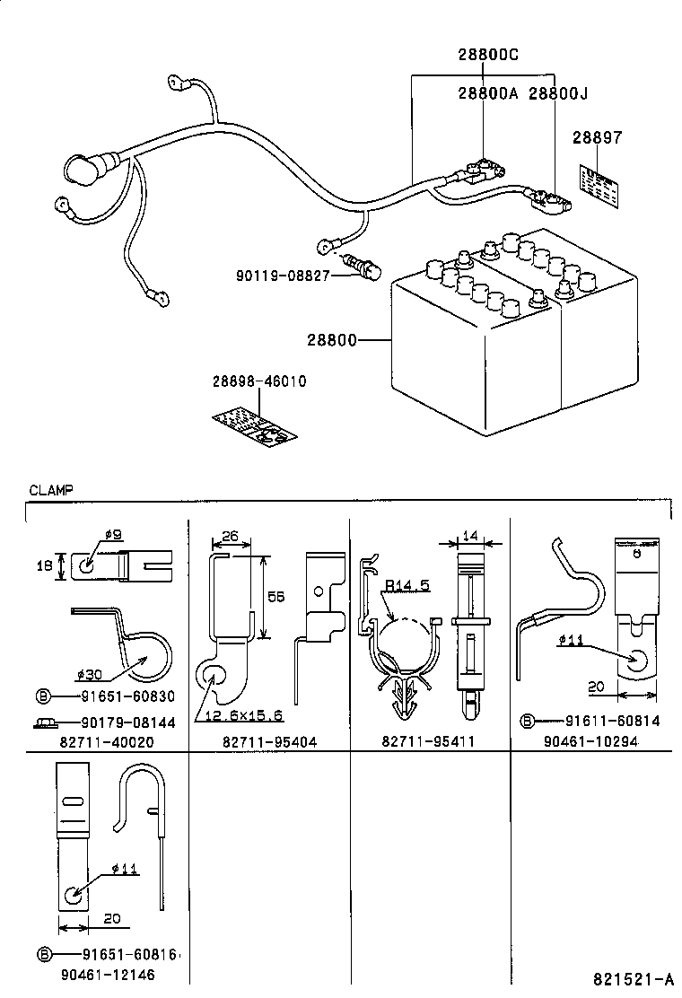  DYNA 150 |  BATTERY BATTERY CABLE