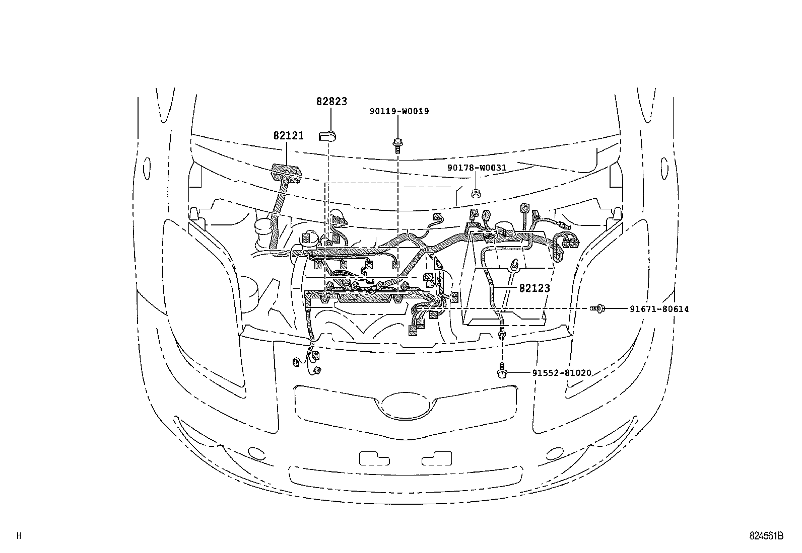  YARIS FRP |  WIRING CLAMP