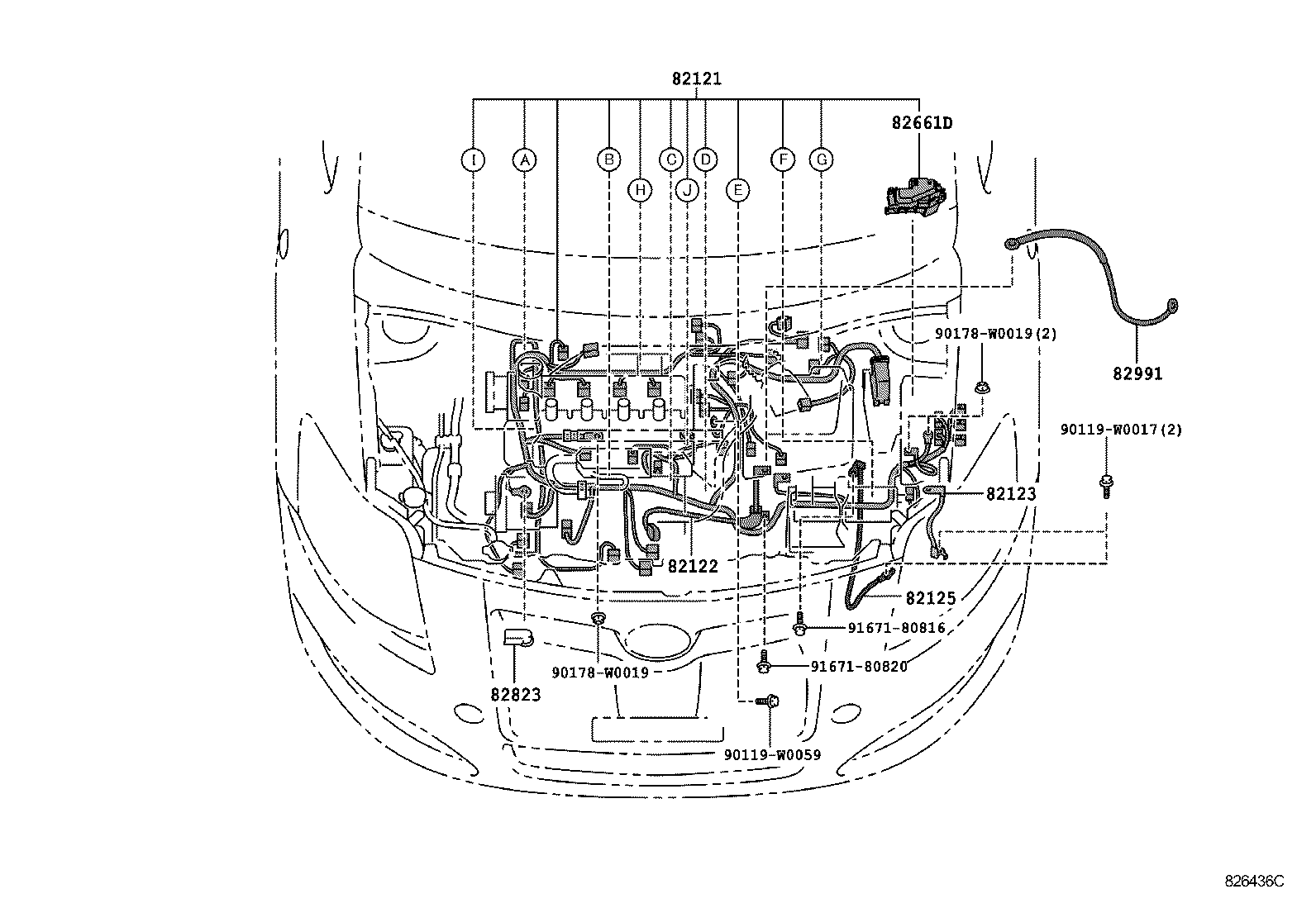  AURIS HYBRID UKP |  WIRING CLAMP