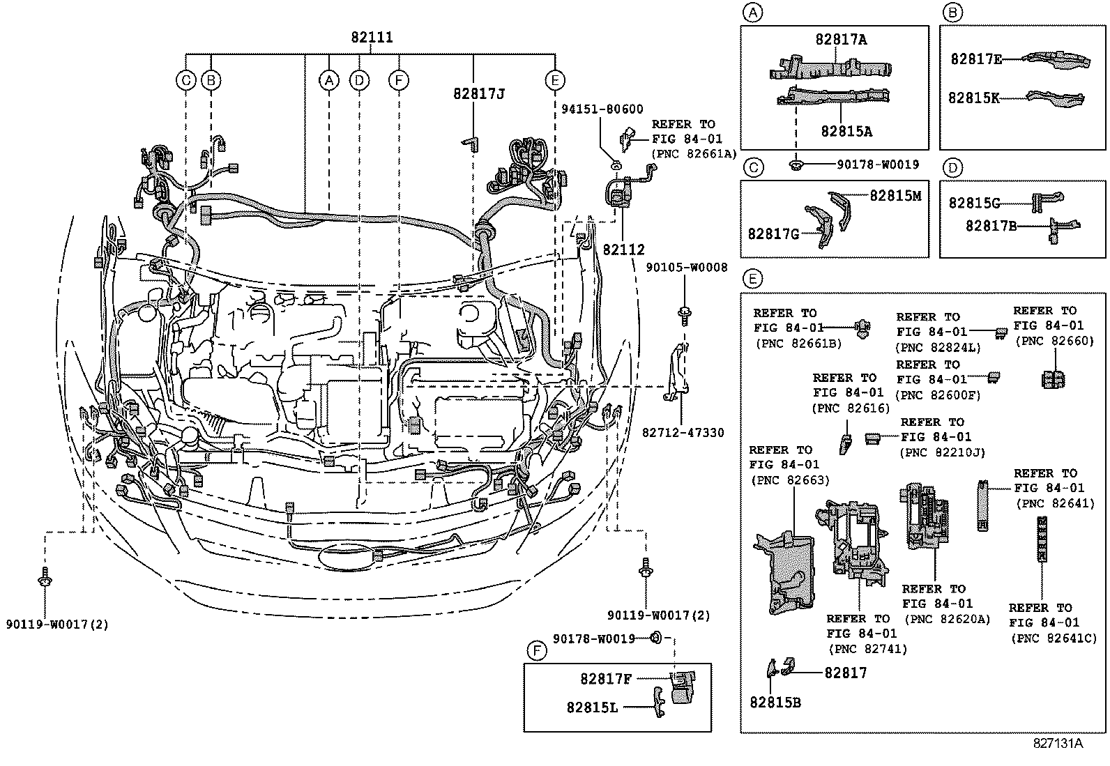  AURIS HYBRID UKP |  WIRING CLAMP