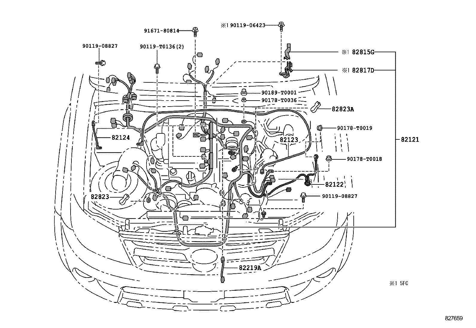  HILUX |  WIRING CLAMP