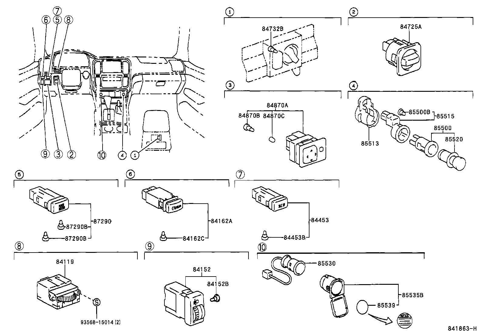  LAND CRUISER 100 |  SWITCH RELAY COMPUTER