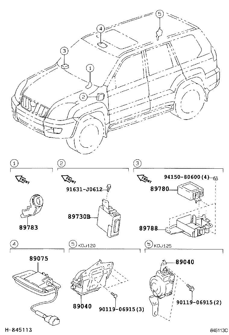  LAND CRUISER 120 |  ANTI THEFT DEVICE