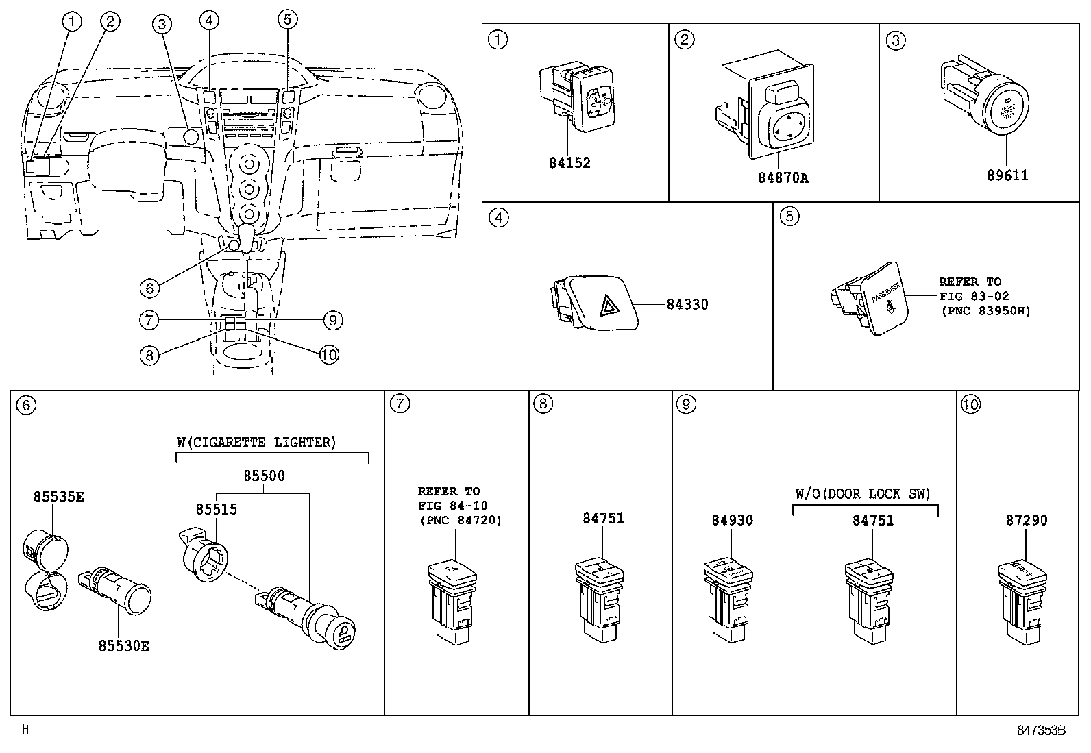  YARIS FRP |  SWITCH RELAY COMPUTER