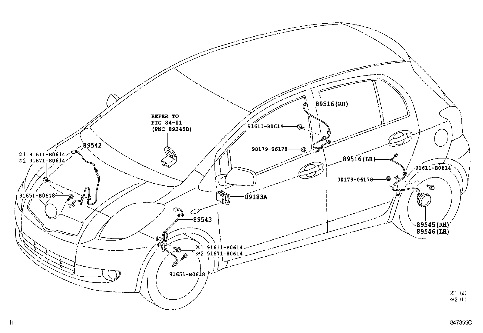  YARIS FRP |  ABS VSC