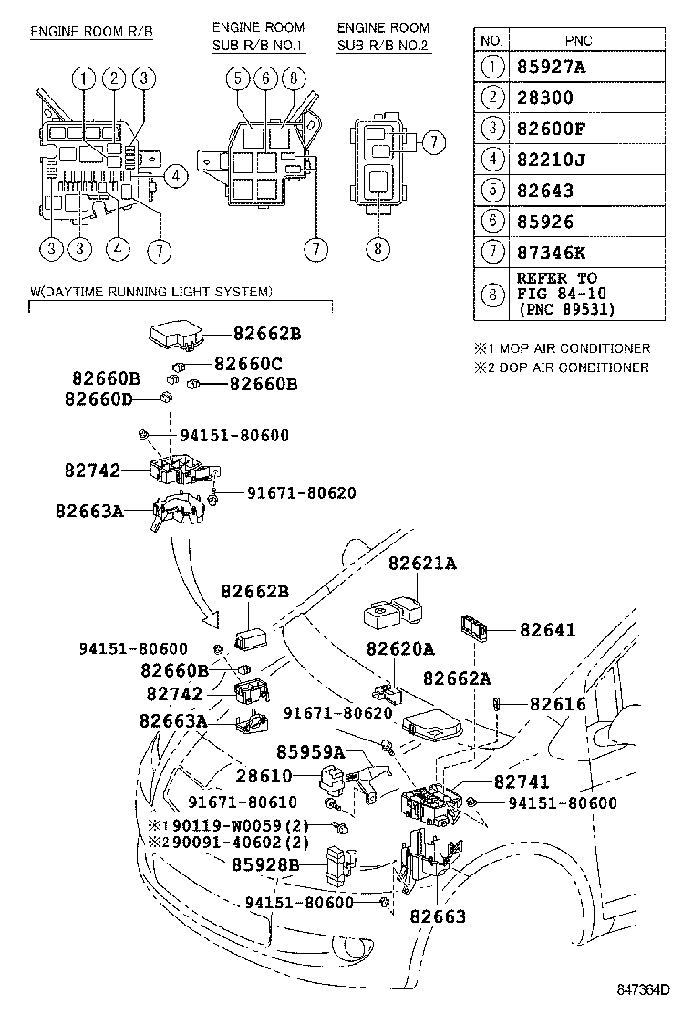  YARIS FRP |  SWITCH RELAY COMPUTER